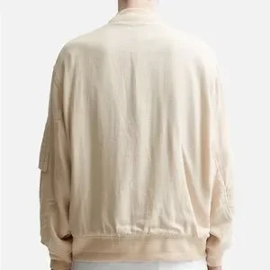 Stussy | Jackets & Coats | Stussy Linen Beach Bomber Jacket Beige